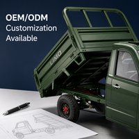 Mini-dumper électrique hydraulique à 4 roues, carrosserie compacte pour le transport de matériaux sur chantier de tunnel, couleur personnalisée, vente en gros usine