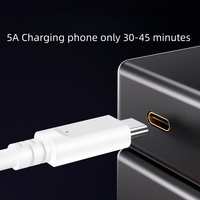 Câble de charge rapide USB 2.0 C vers C DFX 100W 5A, 2M, conducteur en cuivre pur PVC, puce E-Marker, 480 Mbps pour iPhone/Android, MacBook, ordinateur portable