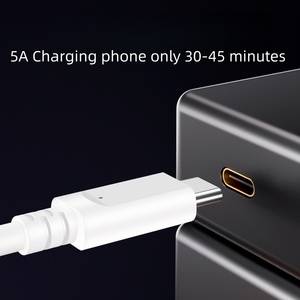 Câble <span class=keywords><strong>de</strong></span> charge rapide USB 2.0 C vers C DFX 100W 5A, 2M, conducteur en cuivre pur PVC, puce E-Marker, 480 Mbps pour iPhone/Android, MacBook, ordinateur portable - Product Image 5