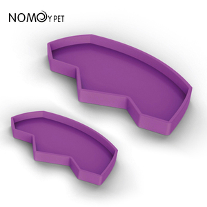 NOMOY PET Venta Directa de Fábrica al por Mayor, Plato de Plástico PP de Grado Alimenticio, Morado, Pequeño, para Comida y Agua, Comedero para Reptiles NW-08 - Product Image 5