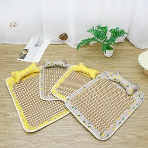 ที่นอนสัตว์เลี้ยงหวายธรรมชาติ ระบายอากาศได้ดี กันลื่น ทนทาน พร้อมหมอน - Product Image 2