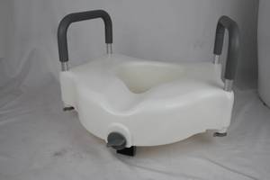 Asiento Elevador <span class=keywords><strong>para</strong></span> Inodoro <span class=keywords><strong>para</strong></span> Personas Mayores y Mujeres Embarazadas, con Reposabrazos Desmontables <span class=keywords><strong>para</strong></span> Rehabilitación, Equipo de Seguridad <span class=keywords><strong>para</strong></span> Baño - Product Image 3
