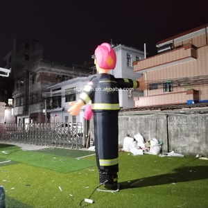 Muñeco Inflable de <span class=keywords><strong>Bombero</strong></span> de 3m, Personalizado, para Promoción de Seguridad, Tubo Inflable Divertido para Estación de Bomberos/Eventos/Campañas de Seguridad Pública - Product Image 6