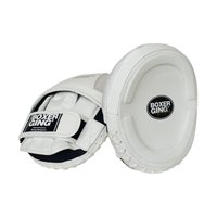 BOXERGING Protège-mains d'entraînement professionnels en cuir de vachette véritable, cible de frappe respirante pour la boxe et le sparring