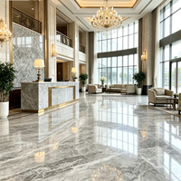 Marbre gris Athena naturel de qualité supérieure, adapté aux murs d'îlots de cuisine modernes et aux tables basses de hall d'hôtel