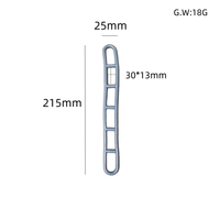 TA2035 21cm * 2.5cm Élastiques Boucle Caravane Auvent Échelle Réglable Échelle Bande Tendeur De Ceinture En Plastique Cerclage Tendeurs