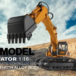 WLToys 16800 1:16 2.4 GHz große Alloy Model Toy Remote Control Electric Simulation Excavator Machine Toys Truck Toy Model