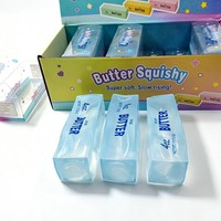 Bâton de beurre simulé en PVC, rempli de vaseline, jouet anti-stress souple à presser