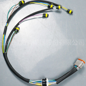 Arnés de cableado del inyector de combustible Caterpillar 2225917 24V IP65 con aislamiento de PVC para 324D 325D 329D - Product Image 1
