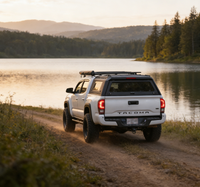 Couverture de benne rigide rétractable en acier pour Ford F-150 5,5 pi avec mécanisme de verrouillage et roulement, étanche