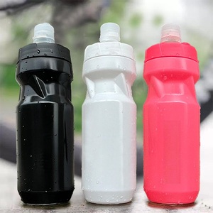 ขวดน้ำพลาสติกแบบบีบสำหรับเล่นกีฬาจักรยานออกกำลังกายกลางแจ้งวัสดุ PP แบบพกพานำกลับมาใช้ได้ - Product Image 2