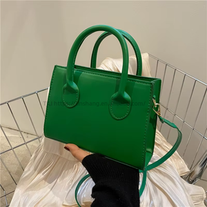 Trendy PU Girl Bag Women's Crossbody Bag New Hand-held Solid Color Women's Bag With Large Capacity Small <b>Square</b> Bag - Product Image 2