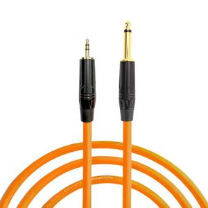 3.5mm To 6.5mm Audio <b>Cable</b> Male To Male Dual Core For Microphones Mixers Amplifiers Speakers Recording Use PVC Jacket Braid - Product Image 2