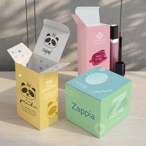 Boîte d'emballage en papier ondulé personnalisée avec logo, pliable, pour les produits de soin de la peau, les cosmétiques, les bougies, les parfums, les bijoux, les chocolats, les gobelets, les bouteilles - Product Image 1