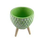 Meilleures ventes : Pots de plantes en béton vert, jardinières en ciment pour l'extérieur, pour plantes succulentes et herbes
