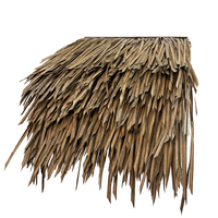 Tuiles de toit synthétiques traditionnelles faites à la main, résistantes au feu, en HDPE ignifuge pour patio extérieur, jardin, bar, cabane, parc