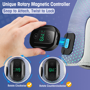Detachable Controller Smart Timing Electric Heating Vibration <strong>Shoulder</strong> Brace Massage Belt Pain Relief <strong>Shoulder</strong> <strong>Massager</strong> - Product Image 5