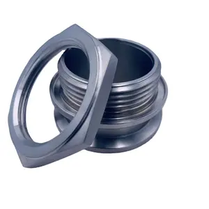 Weldless Homebrew mặ<span class=keywords><strong>t</strong></span> bích với cấp thực phẩm Gasket pha Ấm đun nước phù hợp 1.5 "weldless tri-kẹp vách ngăn - Product Image 1