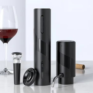 Sacacorchos Eléctrico Recargable con Logotipo Personalizado, Juego con Conservador al Vacío, Vertedor de Vino y Cortador de Láminas para Uso Doméstico - Product Image 5