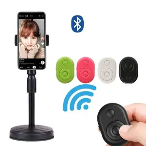 Hot Selling Wireless Shutter Remote Control Phone Self Timer Camera Controller Mini Photo control for Universal Phone