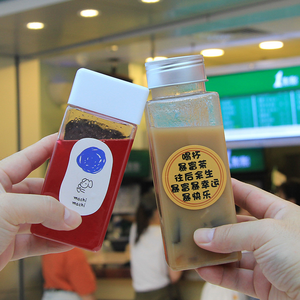 แจกันทรงสี่เหลี่ยมทำจากโซดาเย็นใสขนาด350มล. 400มล. 500มล. - Product Image 3