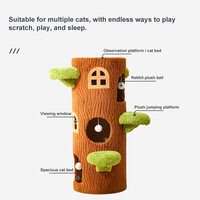 Fabricante al por mayor Sisal Scratcher Cat Climbing Frame House Cozy Large Multi-Level Cat Tree Tower con Sisal Scratching Post