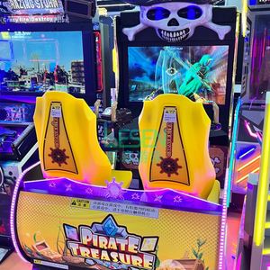 Nouvelle conception de machine de jeu d'arcade interactive de tir à mouvement, simulateur de trésor pirate, pour 2 joueurs, à monnayeur - Product Image 3