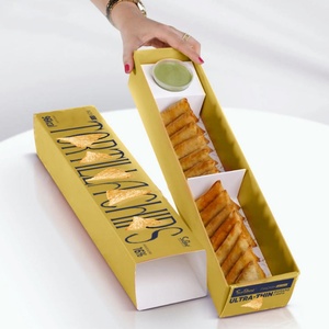 Sunshine Customized White Paper Snack <b>Box</b> Tall Wedding Party <b>Packing</b> Container for Cake Baking - Product Image 1