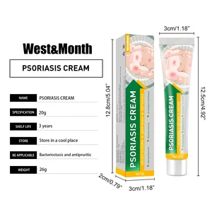 La migliore vendita efficace prurito per alleviare la cicatrice della pelle e il rossore crema a base di erbe riparatrice per la cura della pelle