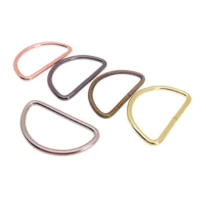 Best Sale Metal 2 Inch D Ring Dee Buckle Semi-Circle Ring For Purse Making