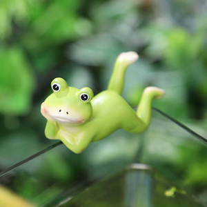 Nuovo Ornamento Creativo a Forma <span class=keywords><strong>di</strong></span> Rana <span class=keywords><strong>per</strong></span> Acquario, Decorazione <span class=keywords><strong>per</strong></span> Micro-Paesaggi da Giardino e Vasi - Product Image 1