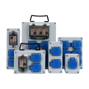 กล่องจ่ายไฟแบบพกพาสีเหลือง 12 ช่อง พร้อมเต้ารับอเนกประสงค์ 6 ช่อง 6x16A MCB 1P+N40A RCD ช่องต่อเข้า 32A - Product Image 4