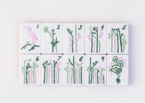 Lussuose Tessere di Mahjong Americane Moderne in Marmo Acrilico, Artwork Artistico di Mahjong Americano, Tessere Classiche di Mahjong OEM - Product Image 4