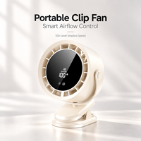 Nouveau ventilateur à pince 2026, vent puissant, super silencieux, rechargeable par USB, grande capacité, idéal pour dortoirs d'étudiants et utilisation au lit