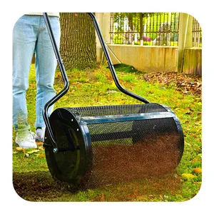 Vertak 24 Inch Scherm Type Afneembare Compost Verspreider Gazon Roller Turf Mos Spreider Voor Planten