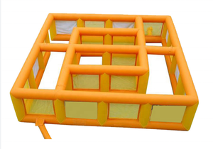 Maison gonflable géante <span class=keywords><strong>de</strong></span> rebond, jeu <span class=keywords><strong>de</strong></span> labyrinthe d'étiquette Laser pour les enfants - Product Image 3