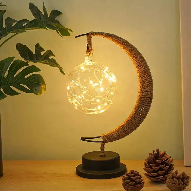 LED Moon Lamp Mood Night Light magnetic rotating and levitating floating moon lamp