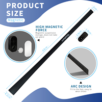 Gaixie Chausse-pied magnétique de luxe écologique portable en plastique à long manche pour hommes – Plusieurs couleurs disponibles
