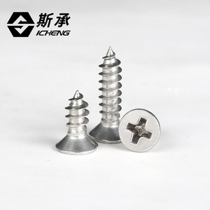 Tornillos Autorroscantes de Cabeza Plana Phillips de Acero Inoxidable Sc 304 M2 M3 M4 M5 Grado A para la Industria de la Construcción - Product Image 3