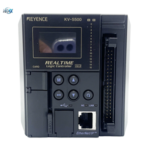 คอนโทรลเลอร์แบบตั้งโปรแกรมได้ KEYENCE KV-5500 ของแท้ 100% พร้อม EtherNet/IP ในตัว หน่วย CPU พร้อมการรับประกันหนึ่งปี - Product Image 1