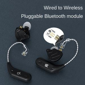 <span class=keywords><strong>KZ</strong></span> <span class=keywords><strong>AZ09</strong></span> Écouteurs intra-auriculaires Bluetooth 5.2 avec LED, étanches IPX5, chargement Type-C, son haute définition, module sans fil à fixation auriculaire - Product Image 2