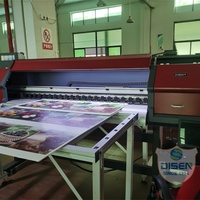 Rouleau plat Disen 2m pour imprimante jet d'encre à solvant écologique avec fonctionnement automatique pour le covering de vinyle et la bande de conduction UV
