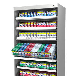Caja de exhibición de alta calidad para cigarrillos, molde sólido ABS <span class=keywords><strong>gris</strong></span>, estante de Metal para tabaco - Product Image 3