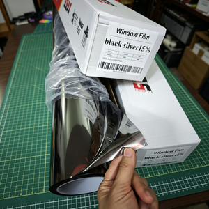 Commercial Grade UV Proof Anti-Scratch Car <strong>Window</strong> Film 2mil PET 70% IRR Black Silver <strong>Window</strong> <strong>Tint</strong> for Vehicles - Product Image 3