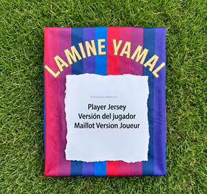 Maillot de football du FC Barcelone Yamal N°10 Version joueur 2026 |   Ensemble de football Elite Jacquard |   Maillot de football du Barça - Product Image 1