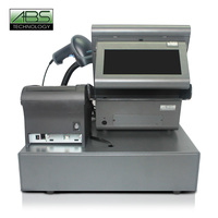 Moniteur TPV 10,4 pouces pratique, système de caisse enregistreuse ABS, processeur Intel J1900, OS Win7/WIN10, garantie 1 an, marque réputée, capacitif