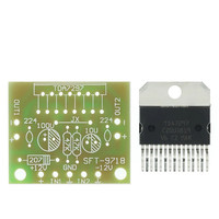 1 ensemble TDA7297 carte amplificateur pièces de rechange dc 12v grade 2.0 double encodage audio 15w kit de bricolage électronique