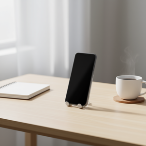 Supporto per Telefono a Forma di Cuore DAM con Effetto Sabbia Mobile e Braccio a Soffietto - Product Image 1