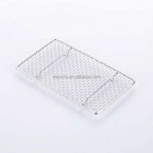 Acier inoxydable 304 Barbecue Grill Demi-Rond Tempura Friteuse Rack Porc Escalope Graisse Séparation Japonais Poêle Grille <span class=keywords><strong>Vaisselle</strong></span> - Product Image 1