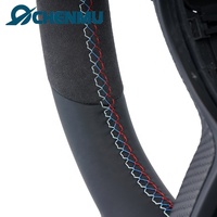 Volant en semi-suède avec garniture en carbone sec pour BMW F10 F11 F07 F20 F22 F30 F36 X5 F15 X6 F16 X3 F25 X4 F26 M3 F80 F21 M3